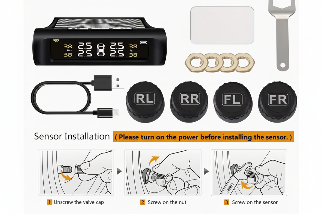 Premium realistic TPMS installation guide