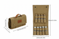 Premium spice organizer roll-up case