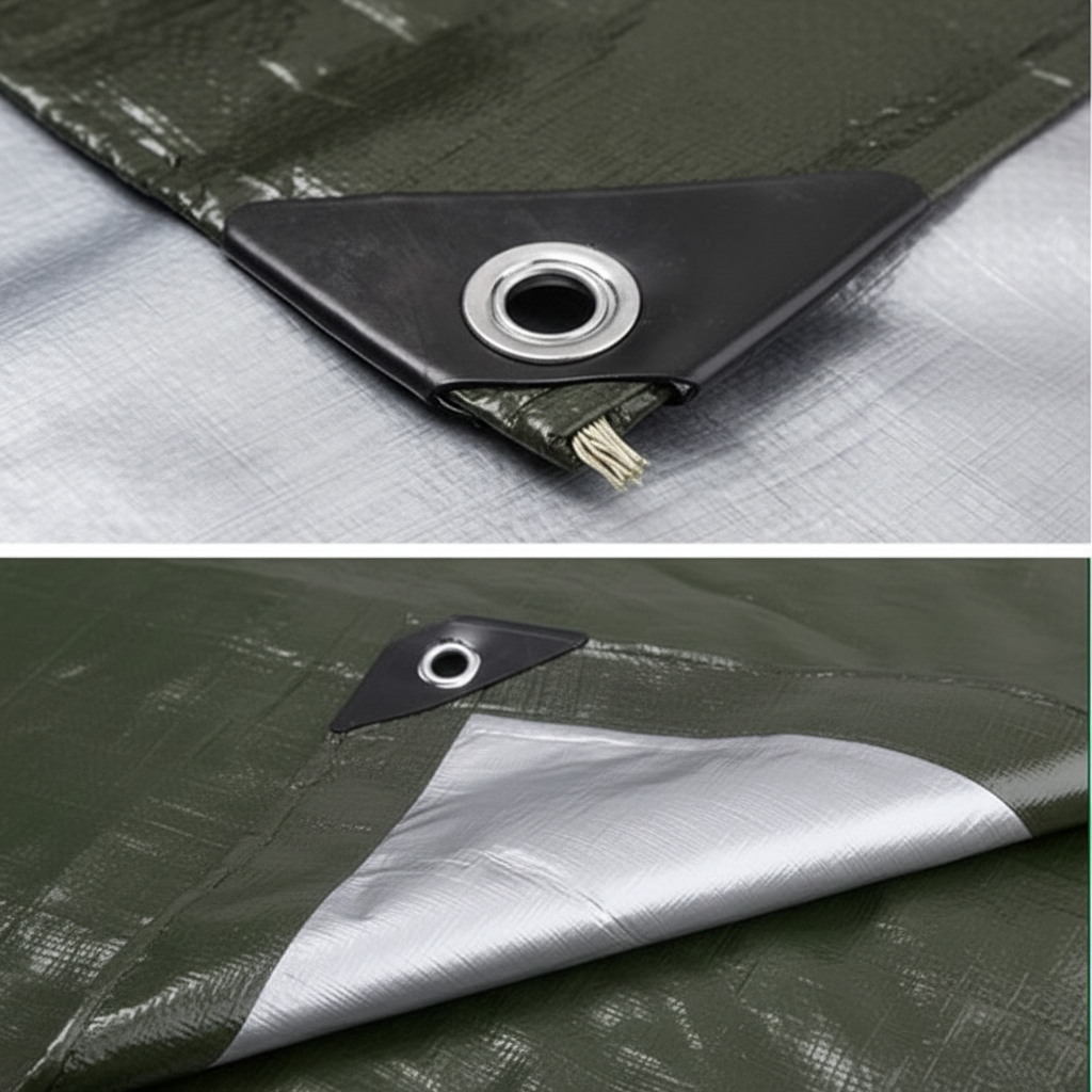 Premium tarp detail features